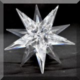 C24. Swarovski medium (4.5”) crystal candleholder 